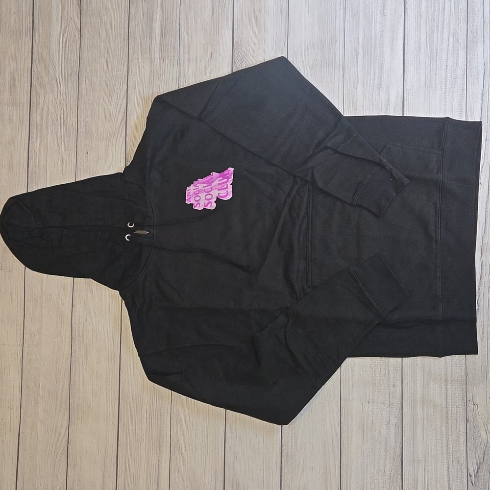 Anti Social Social Club Heart as Rock Hoodie Black/Purple Size M NWT